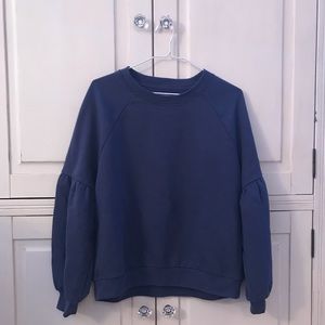 aerie dark blue sweatshirt